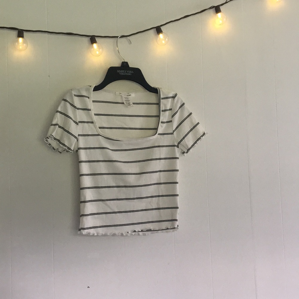 Stripped Crop top